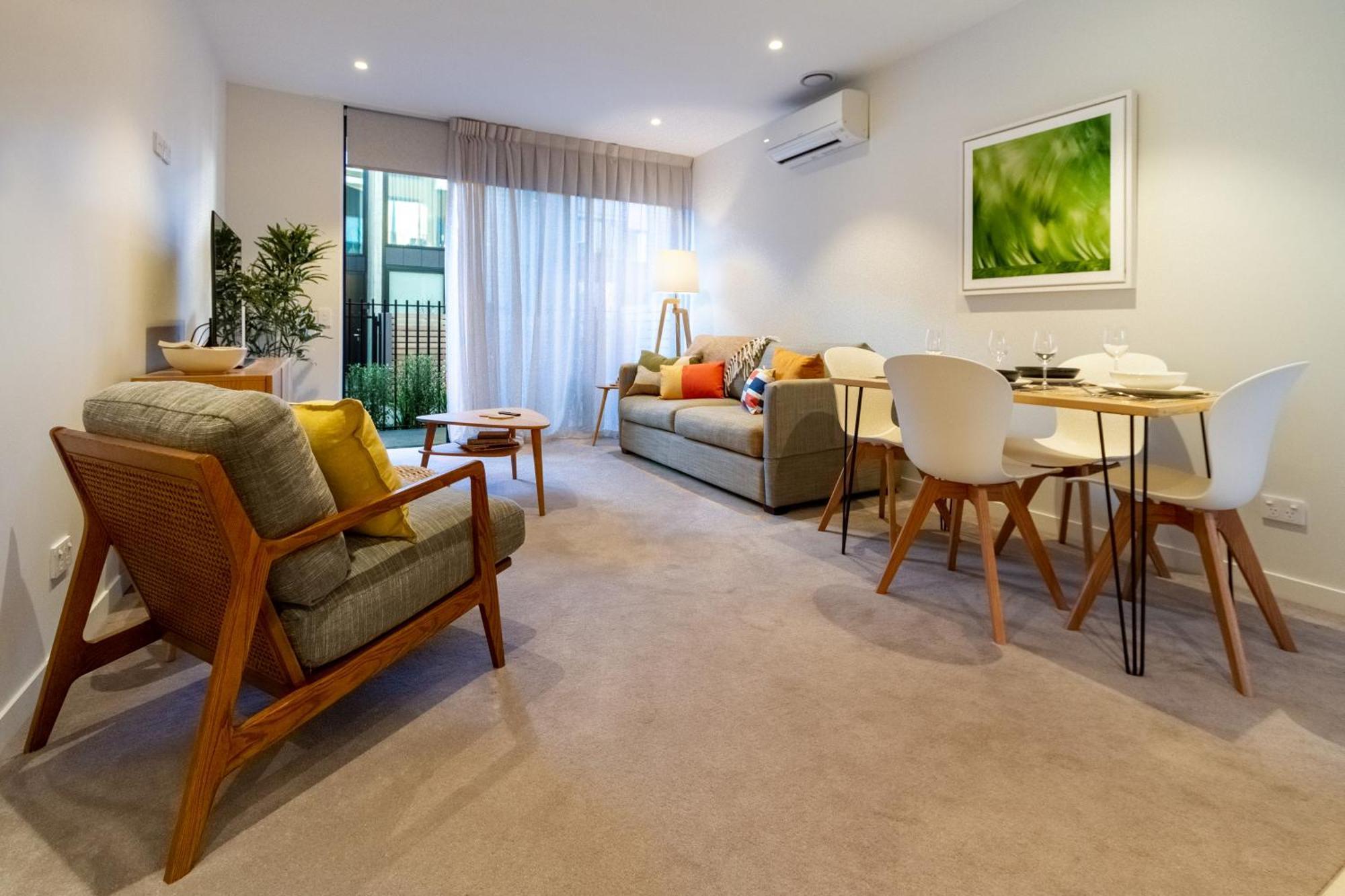 Latimer Square 1 Bed 1 Bath - Single Level Christchurch Luaran gambar